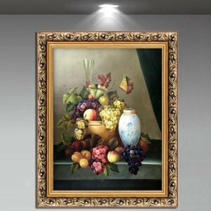 Art hand Auction Oil painting, still life painting, hallway mural, drawing room painting, entrance decoration, decorative painting, new item, artwork, painting, others