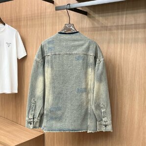 Maison Margiela マルタンマルジェラ メンズ デニム ジャケット ジージャン トレロ風 S-XL サイズ選択可能 4110の画像2