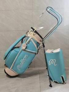 Malbon　ゴルフ　キャディバッグ　マルボン　9インチ　フード2種類付き　スタンド型　 新品