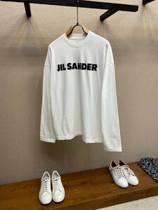 ジルサンダー　JIL SANDER　メンズ　レディース　Tシャツ　長袖　文字ロゴ　S-XL　ペアルック　サイズ選択可能　2233