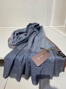 新品　Loro Piana イタリア　ロロピアーナ　マフラー　ストール　 やわらかい カシミア100％　タグと箱付き　785