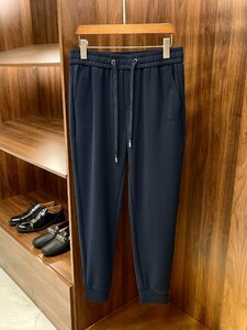 loropiana　ロロピアーナ　メンズ　パンツ　スラックス　ズボン　ジャージ　M-4XL　サイズ選択可能　ネイビー　4022