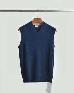 ブルネロクチネリ　BRUNELLO CUCINELLI メンズ　ニット　ベスト　100％カシミア　M-XXL　サイズ選択可能　2435