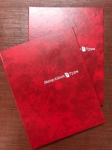 注目　切手用ストックブック　テージーSB-20　人気の赤2冊　ケース無 美品