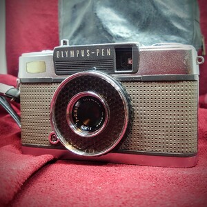 412【シャッターOK】OLYMPUS PEN-EE コンパクトフィルムカメラ ハーフカメラ オリンパス ペン LENS D.Zuiko F3.5 2.8cm 昭和レトロ