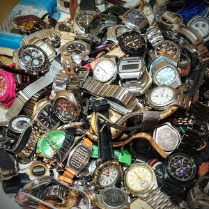 490【約230本以上 約10㎏】ジャンク腕時計 大量おまとめセット SEIKO CITIZEN CASIO等 アナログ ヴィンテージ ソーラー ブランド