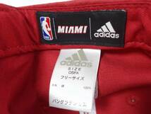 福祉バザー　NBA Miami Heat/マイアミヒート キャップ adidas_画像8