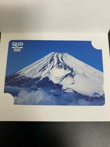  QUO card (QUO CARD) 2,000 jpy minute (500 jpy ×4 sheets )