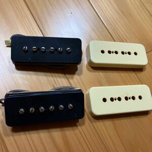 レア　 WIZZ PICKUPS Premium p90 Clone ネック/ブリッジセット ウィズ p90 ピックアップ