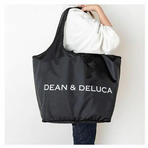 未使用　DEAN & DELUCA ディーン&デルーカレジカゴバッグ　黒　ブラック　コンパクトエコバッグ