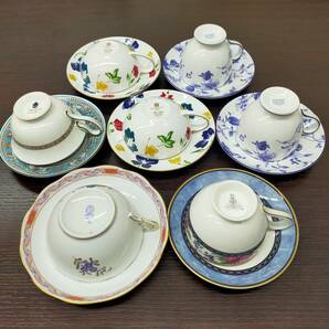 #10489 【ブランド ティーカップ】 WEDGWOOD/GIVENCHY/ROYAL DOULTON/HEREND 計7客 アンティーク マニアの画像10