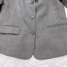 【14777】ジャケット テーラード スーツ ブラウン 三つボタン 段返り おしゃれ きれいめ シンプル メンズ オケージョン_画像6