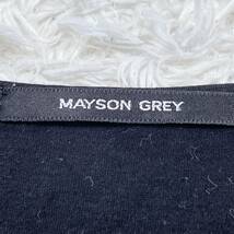 美品 レディース3 MAYSON GREY トップス ブラック カットソー 長袖 星 スパンコール キラキラ 可愛い 薄手 メイソングレイ【13083】_画像3