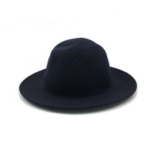 【17329】 AuieF アウィーエフ 帽子 57.5 黒 ブラック ハット 紳士 フォーマル 新古品 タグ付き おしゃれ きれいめ 小物_画像1