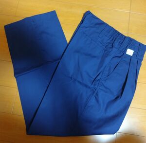 新品同様品 作業服スラックスズボン 色ネイビー size W76 L73 春夏用