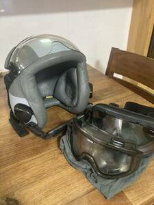 レア！ GENTEX パラシュートヘルメット 米軍放出品 中古 PARACHUTIST HELMET G022-4602-04 HGU HAHO HALO パイロットヘルメット　