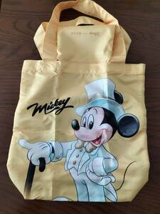  Tokyo ... Disney Mickey eko-bag tote bag yellow color 