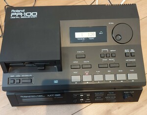 [1 jpy start ] beautiful goods Roland PR-100 MT-32 electrification verification rare rare sound sound module * sequencer set retro digital Roland 