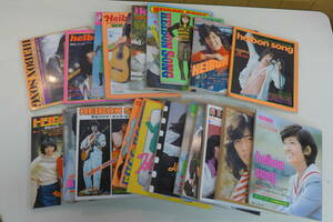 dd164* Showa Retro ordinary song20 pcs. and more summarize set 1974 year 1975 year that time thing music magazine HEIBON SONG Yamaguchi Momoe Saijo Hideki idol /80