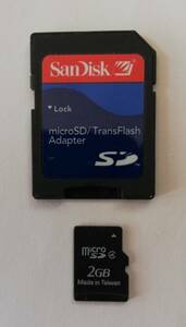  микро micro SD карта конверсионный адаптор имеется 2GB