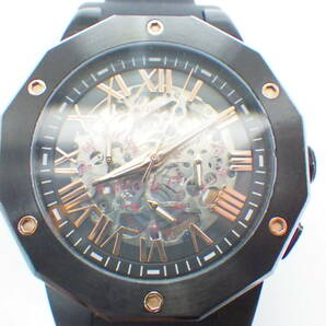 SONNEゾンネ ハオリ 難有品 自動巻き腕時計 H026BKPG-BK №2671の画像1