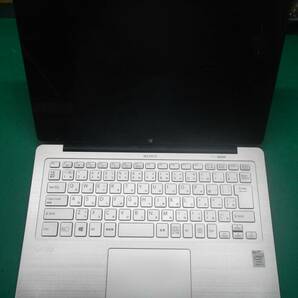 SONY VAIO Fit 13A SVF13NA1UN Core i5第世代 ４～8GB 13.3型 ACアダプタが無い為動作確認できていません。当たりかも！（ジャンク扱い）黄の画像1