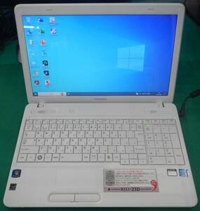 程度良好 Win10＆MicrosoftOffice2021導入済！ 東芝 DynaBook B351/23D CPU：Corei3-2330M RAM:6G HDD:160G 画面：15.6型光沢 DVD再生OK！