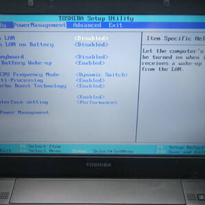 東芝 TOSHIBA Dynabook RX3MT S266E PPR3SN6E4M3ZAX Corei5 M560 メモリ2G 通電OK・BIOS表示OK 再生用・部品取用・修理練習用に最適です！の画像2