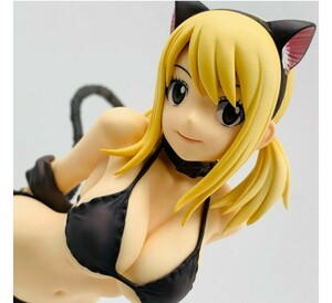 正規品 本体のみ FAIRY TAIL フェアリーテイル ルーシィ・ハートフィリア 黒猫 グラビアスタイル フィギュア オルカトイズ