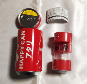 コカコーラ　ハッピー缶　アタリ缶　シェアスピーカー　未使用品　当時物　/　匿名配送