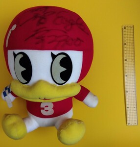  boat race ( boat race ) soft toy . island ga.-ko large ( Kawasaki .. player autograph go in )