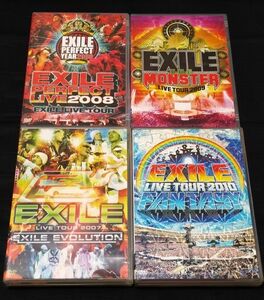 [EXILE TRIBE初回限定盤DVD4枚LIVE TOUR2010/2009/2008/2007]J SOUL BROTHERS ATSUSHI今市隆二TAKAHIRO登坂広臣SHOKICHI岩田剛典24KARATS