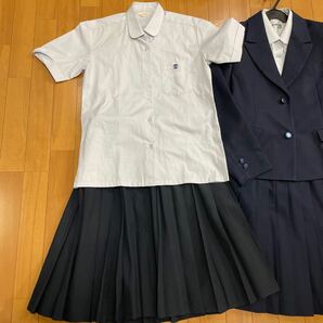 7 1 コスプレ衣装 夏 冬 制服 上下セット ブレザー ブラウス スカート 岐阜商業の画像3