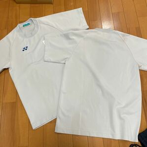 7 5 コスプレ衣装 YONEX ジャージ 上下 ハーフパンツ 長袖ブラウス FOOTMARK セパレート上のみ 水泳帽の画像4