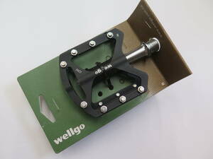 No.38 unused storage goods wellgo well go125-00045 super light weight aluminum pedal black 
