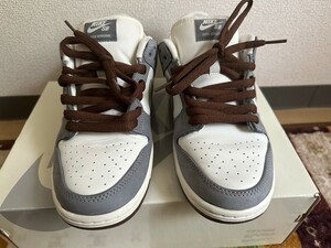 Nike SB Dunk Low Pro QS Yuto Horigome 27.5cm US9.5 Wolf Grey ウルフグレー FQ1180-001 堀米雄斗 ダンクロー スニーカー 靴 送料無料