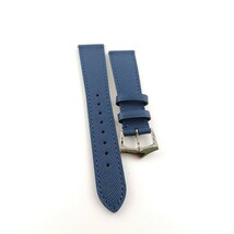 20mm 腕時計 グレインレザー ベルト ブルー クイックリリースバネ棒 尾錠タイプ 【対応】 カルティエ タンク 等 Cartier_画像2