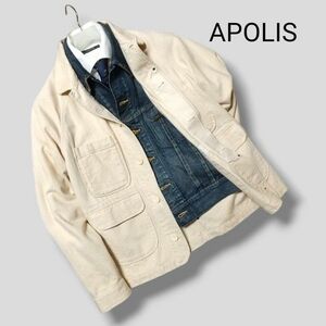 【新品未使用】定価3.1万 日本製チョアジャケット カバーオール ブルゾン APOLIS