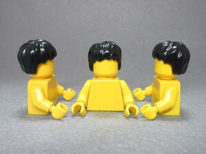LEGO★4 正規品 髪の毛 3個 同梱可能 レゴ シティ 街の人 男 女 子供 女の子 男の子 ヘアー カツラ 被り物 髪