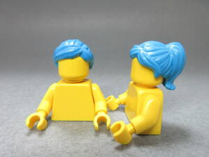 LEGO★148 正規品 髪の毛 2個 同梱可能 レゴ 男 女 子供 女の子 男の子 ヘアー カツラ 被り物 髪 スーパーヒーローズ スターウォーズ 城