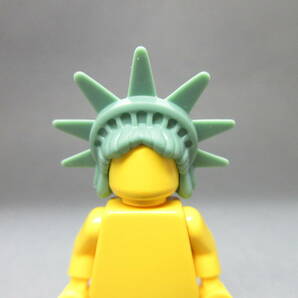 LEGO★215 正規品 自由の女神 被り物 同梱可 レゴ 男 女 子供 女の子 男の子 ヘアー カツラ 被り物 髪 スーパーヒーローズ スターウォーズの画像1