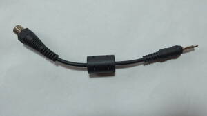  portable tv etc. for F type connector ( female ) - 3.5mm Mini plug conversion cable operation not yet verification goods 
