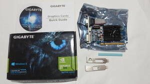 GIGABYTE GeForce GT 610 1GB 搭載 PCI-Ex16接続 ビデオカード GV-N610-1GI ジャンク品