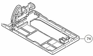 HiKOKI ハイコーキ 18V コードレス 集じん 丸のこ C18DYBL 用 ベース（Ａ） 336833 部品 修理 パーツ 集塵 マルノコ 丸鋸 大工 建築 造作