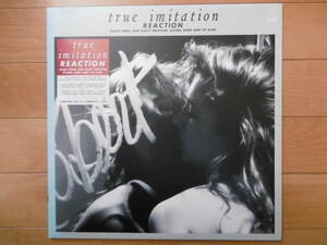 激安1点物LP!1987年LP true imitation/リアクションREACTION/大チャンス準美盤買時!!!