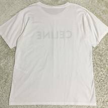 極美品 セリーヌ 【現行モデル】 CELINE Tシャツ 半袖 カットソー トップス エディ期 ビックロゴ メンズ ホワイト サイズL_画像4