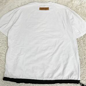 希少XLサイズ!! ルイヴィトン 【最新モデル】 LOUIS VUITTON 23SS 半袖 Tシャツ カットソー ワッペン ロゴ ホワイト メンズ 定価15万円の画像4