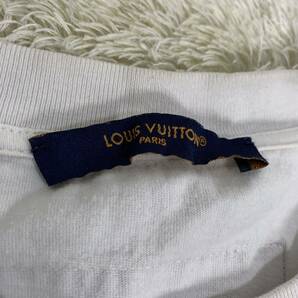 希少XLサイズ!! ルイヴィトン 【最新モデル】 LOUIS VUITTON 23SS 半袖 Tシャツ カットソー ワッペン ロゴ ホワイト メンズ 定価15万円の画像6