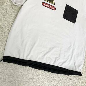 希少XLサイズ!! ルイヴィトン 【最新モデル】 LOUIS VUITTON 23SS 半袖 Tシャツ カットソー ワッペン ロゴ ホワイト メンズ 定価15万円の画像3