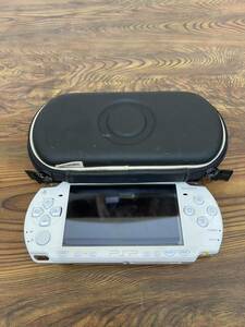 ★SONY ソニー PSP PlayStation Portable バッテリーなし ホワイト　ケース付き　動作確認済み